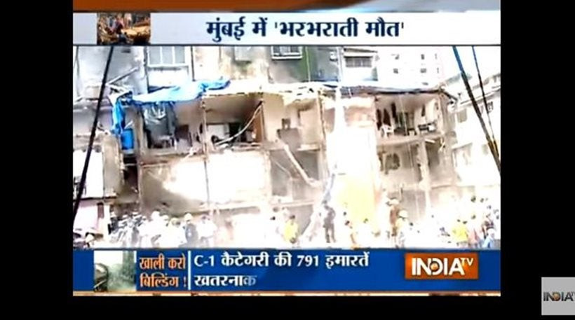 Μουμπάι: Τουλάχιστον 33 άνθρωποι σκοτώθηκαν από το πενταώροφο κτήριο που κατέρρευσε